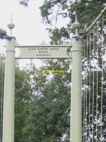 Photo 6"x4" Sellack Boat footbridge, designed by Louis Harper King's Caple c2010