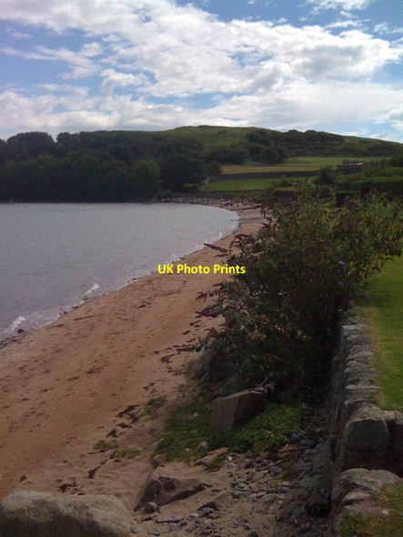 Photo 6"x4" Balcary Hill and Balcary Bay shoreline Auchencairn\/NX7951 c2010