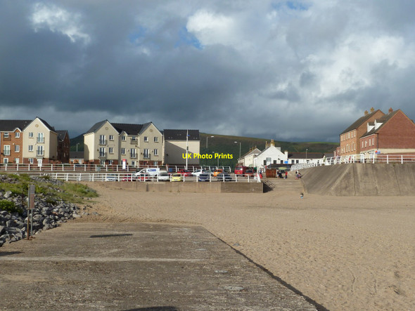 Photo 6"x4" Car park, houses and the start of the jetty walkway, Aberavon Port Talbot c2010