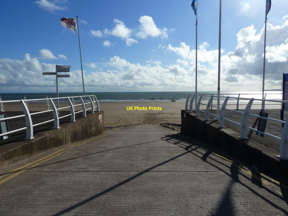 Photo 6"x4" Slipway, Aberavon beach Port Talbot c2010