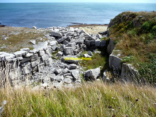 Photo 6"x4" Portland Stone, Portland Bill, Dorset Southwell\/SY6870 c2010