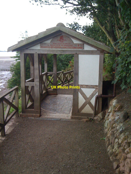 Photo 6"x4" Starting point of the Hadrian's Wall path Bowness-on-Solway c2010