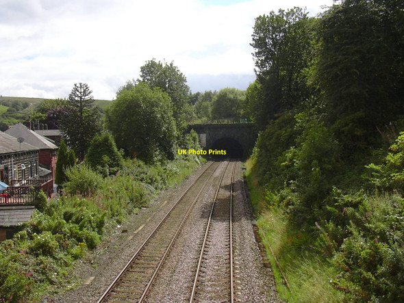 Photo 6"x4" Railway at Walsden Todmorden c2010