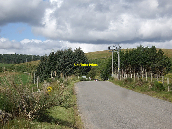 Photo 6"x4" Approach to Whitehill crossroads Towie\/NJ4312 c2010
