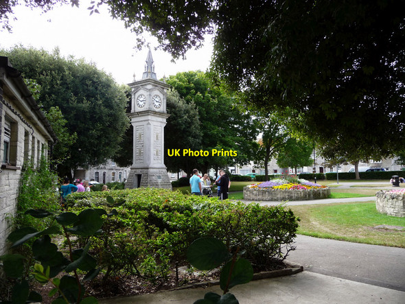 Photo 6"x4" Clock Tower, Easton, Portland, Dorset Fortuneswell c2010
