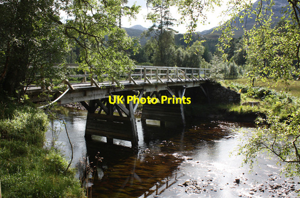 Photo 6"x4" Bridge near Coulin Lodge Coulin Lodge c2010