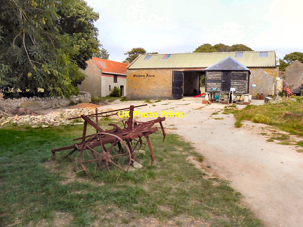 Photo 6"x4" Tyneham Farm History Barn Tyneham c2010