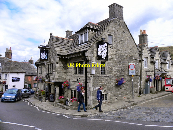 Photo 6"x4" Bankes Arms, Corfe Castle Corfe Castle c2010