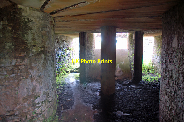 Photo 6"x4" Inside the fan house, No1 Mine, Raasay Inverarish c2010