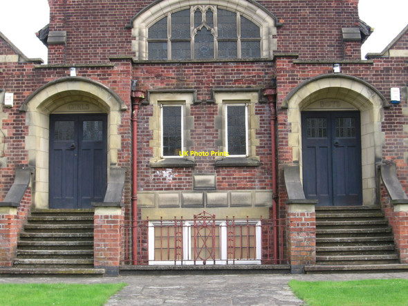 Photo 6"x4" Alfreton - Watchorn School entrance Alfreton c2010