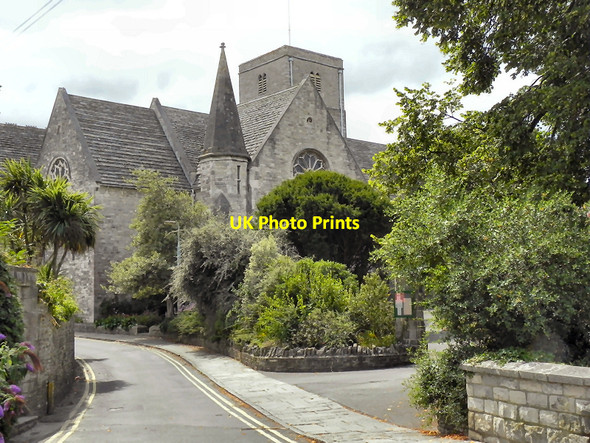 Photo 6"x4" The Parish Church of St Mary The Virgin Swanage c2010