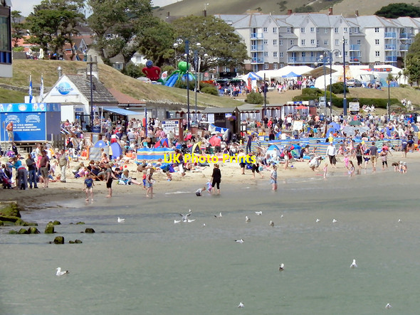 Photo 6"x4" Swanage Beach Swanage c2010
