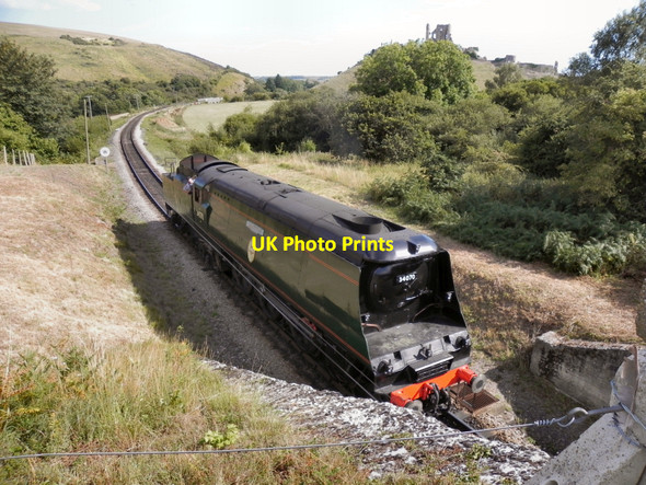 Photo 6"x4" Swanage Railway Corfe Castle c2010 P1