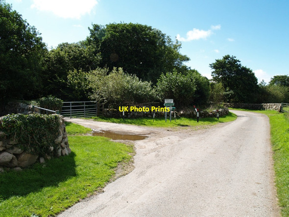 Photo 6"x4" Gate to Car Park, Rascarrel Bay. Auchencairn\/NX7951 c2010
