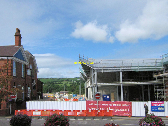 Photo 6"x4" Wharf Road closed Biddulph c2010