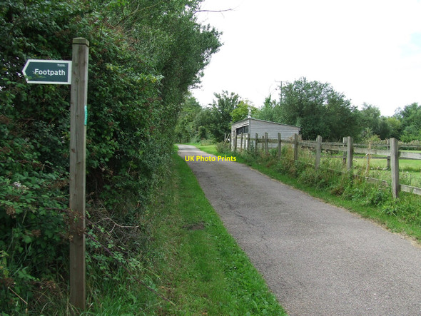 Photo 6"x4" Footpath Sign Darmsden c2010