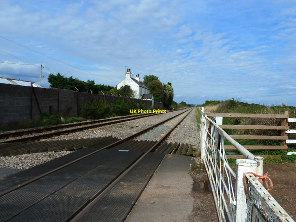 Photo 6"x4" The railway line at Woolaston level crossing Alvington\/SO6000 c2010