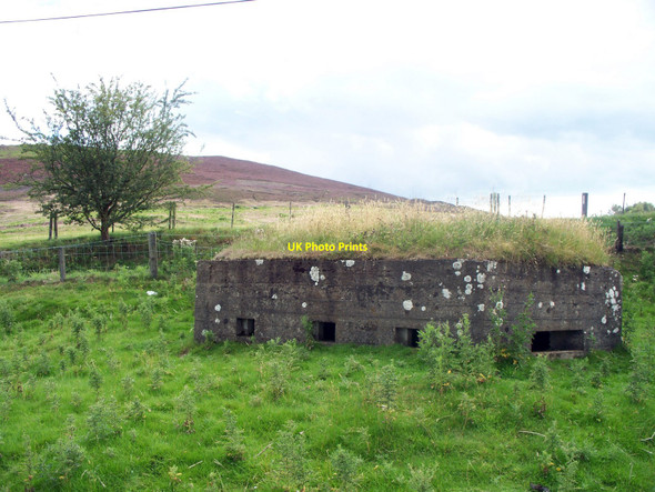 Photo 6"x4" Pillbox at Hepple Hepple c2010
