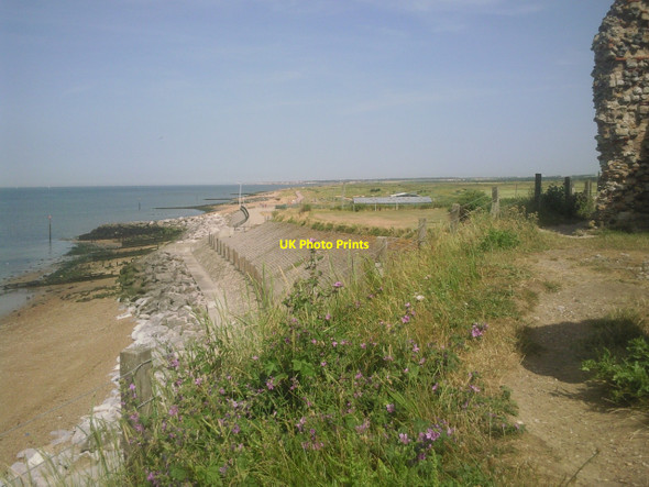 Photo 6"x4" Sea defences at Reculver Reculver c2010