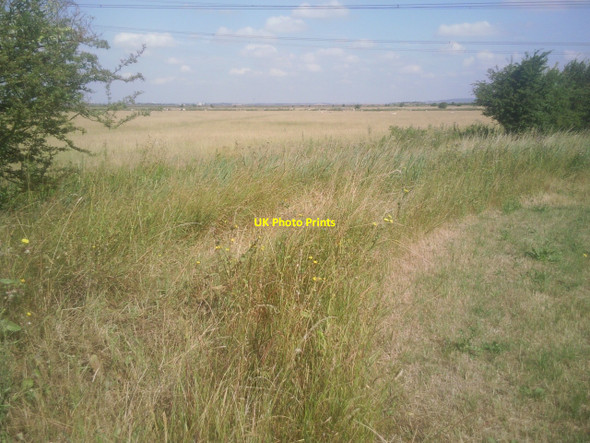 Photo 6"x4" Looking across Higham Marshes towards the Thames Church Street\/TQ7174 c2010