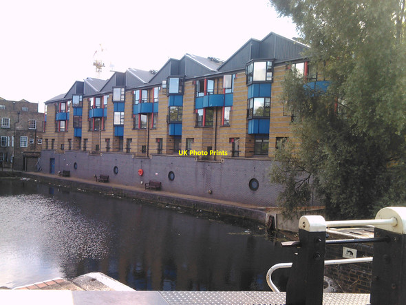 Photo 6"x4" Queen Mary University student residences from the Regent's Canal towpath Bow\/TQ3682 c2010