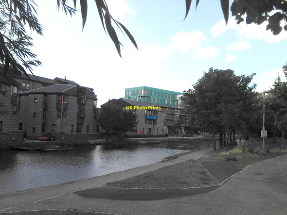 Photo 6"x4" Queen Mary student residences from the canal towpath #2 Bow\/TQ3682 c2010