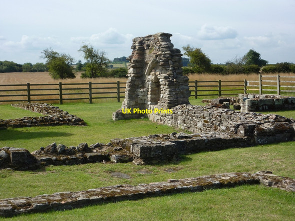 Photo 6"x4" Remains at Mattersey Priory Wiseton c2010