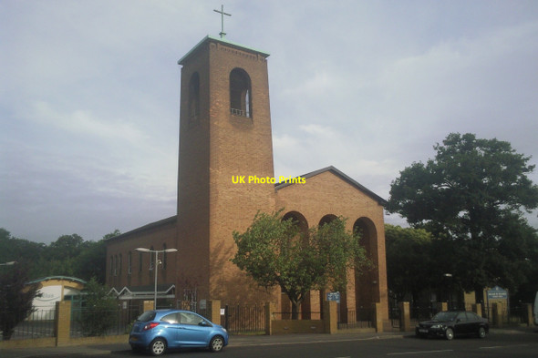Photo 6"x4" Our Lady of the Angels Roman Catholic Church, Northumberland Heath Erith c2010