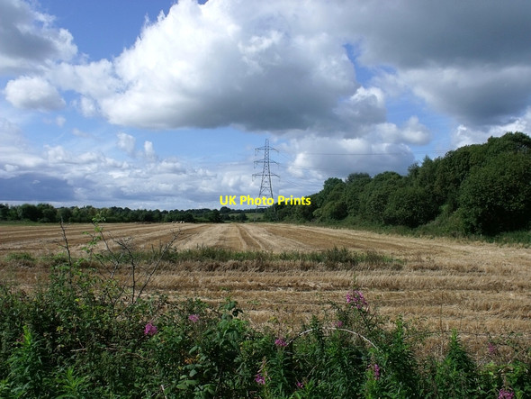 Photo 6"x4" Field of stubble near Birdston 2 Kirkintilloch c2010