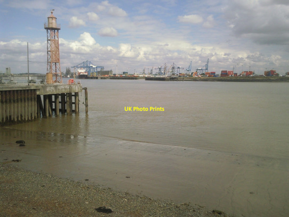 Photo 6"x4" Riverside view at Northfleet Northfleet c2010