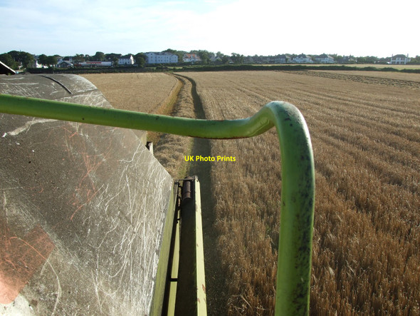 Photo 6"x4" The view from the harvester Castletown\/SC2667 c2010