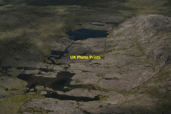 Photo 6"x4" Lochs in Toll nam Biast, North of Beinn Alligin Na Rathanan c2010