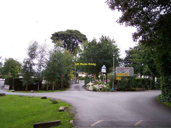 Photo 6"x4" Entrance to Halsnead Park Caravan Park Prescot c2010