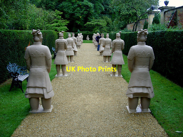 Photo 6"x4" Buscot: terracotta warriors, Buscot Park Buscot c2010