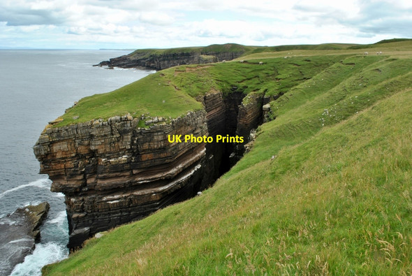 Photo 6"x4" Drum Hollistan coast Reay c2010