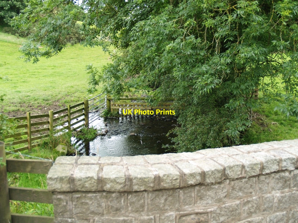 Photo 6"x4" Burn over parapet of Barnboard Mill Bridge Bridge of Dee\/NX7360 c2010