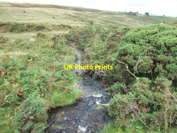 Photo 6"x4" The East Okement River at Cullever Steps Belstone c2010
