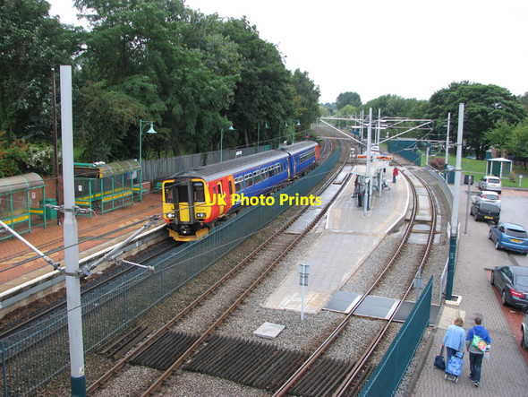 Photo 6"x4" Bulwell: railway station and tram stop Bulwell Forest c2010