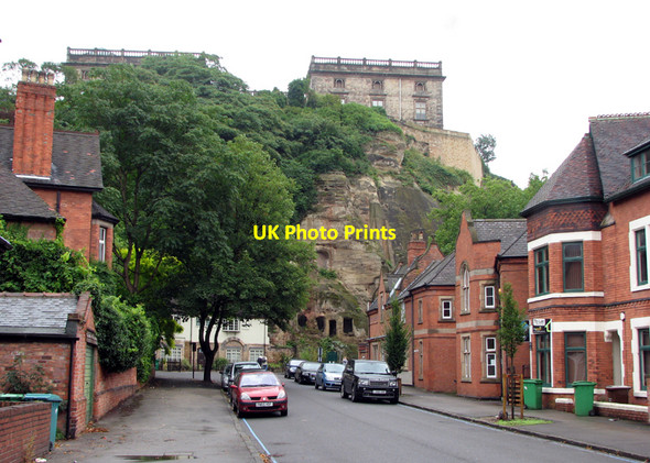 Photo 6"x4" Nottingham Castle and the Castle Rock Nottingham\/SK5641 c2010