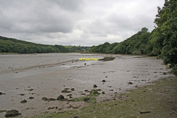 Photo 6"x4" Calenick Creek at low tide Truro c2010
