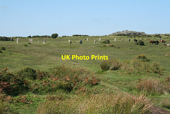 Photo 6"x4" Linkinhorne: towards The Hurlers Minions c2010