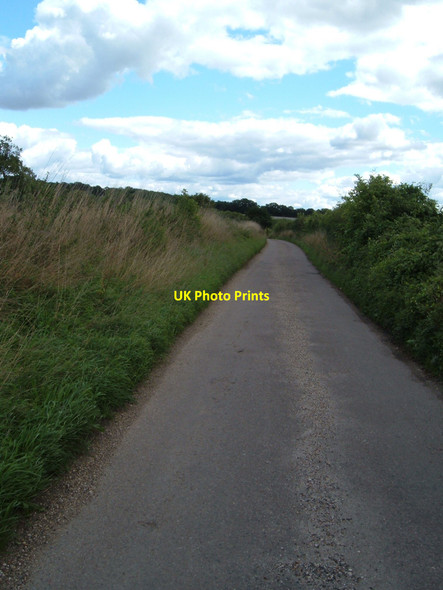 Photo 6"x4" Country lane, Chidden Chidden c2010