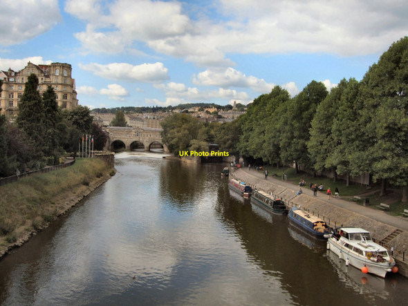 Photo 6"x4" Boats on River Avon Bath\/ST7464 c2010
