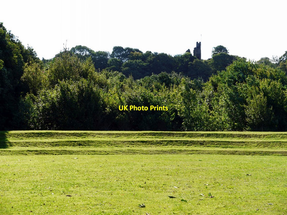 Photo 6"x4" Terraced grass, Tyne Riverside Park, Prudhoe Prudhoe c2010