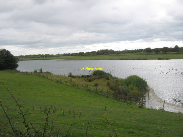 Photo 6"x4" Lake at Bolton -on-Swale Catterick c2010