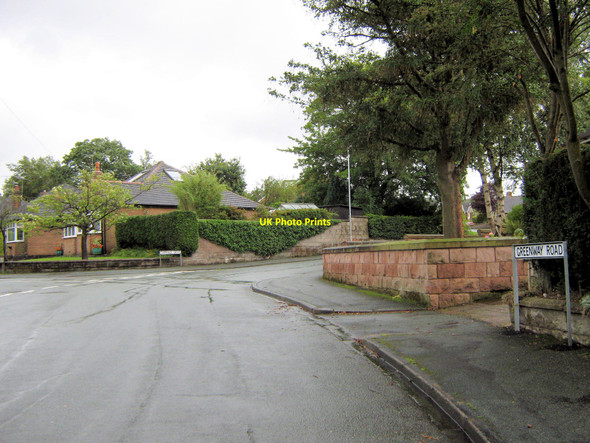 Photo 6"x4" Greenway Road becomes Carriage Drive Biddulph c2010