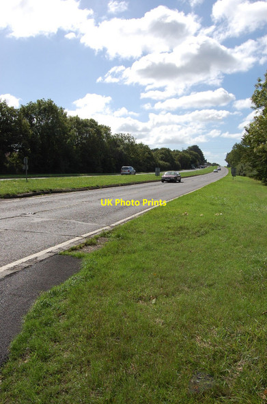 Photo 6"x4" A22 looking south from Bushy Wood Hailsham c2010