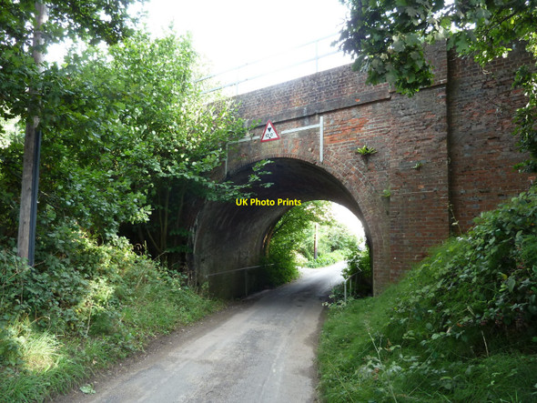 Photo 6"x4" Railway bridge over Sherenden Road, Tudeley Tudeley c2010
