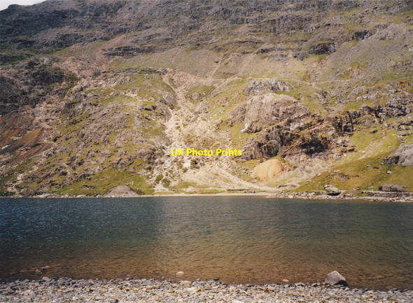 Photo 6"x4" The final stretch of the Miners' Track above Llyn Glaslyn Gwastadnant c1998