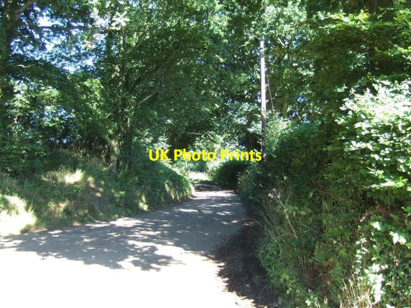 Photo 6"x4" Road to Prescott from Lower Cross Prescott\/ST0814 c2010